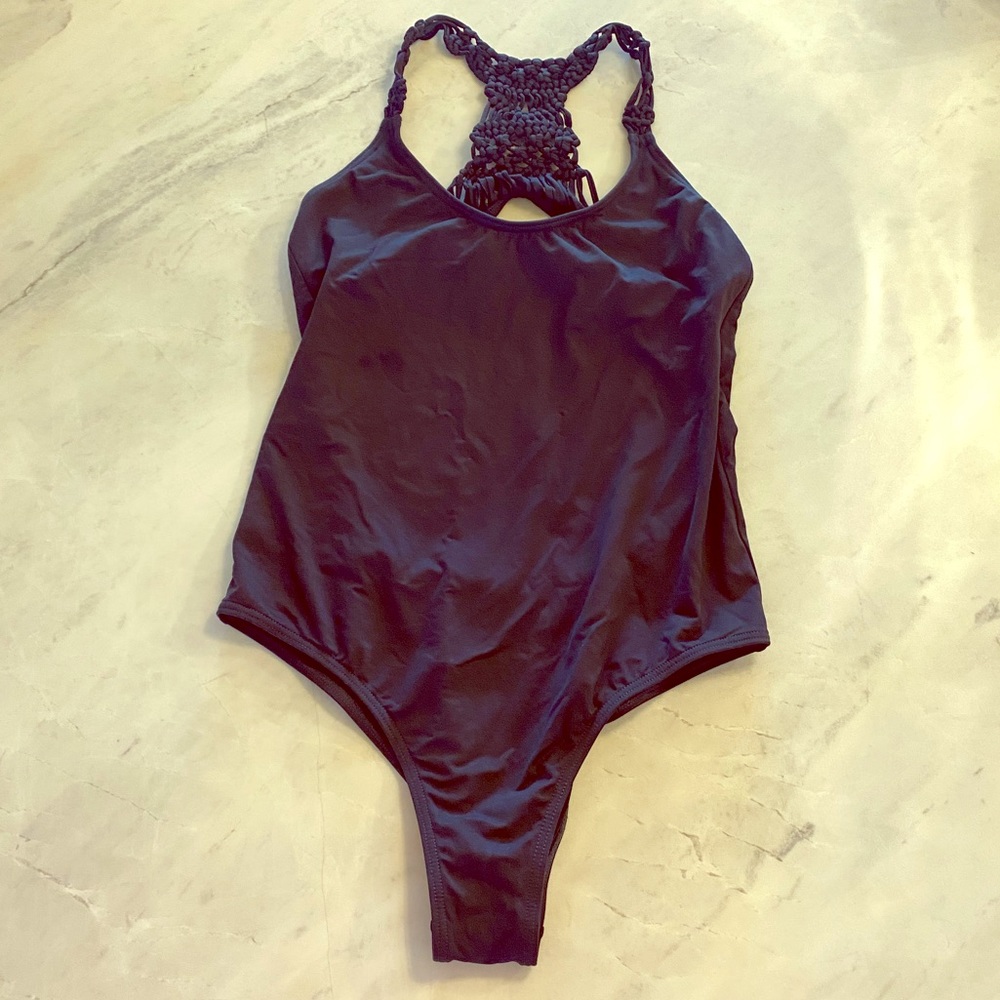 Billabong Crochet One Piece Swimsuit